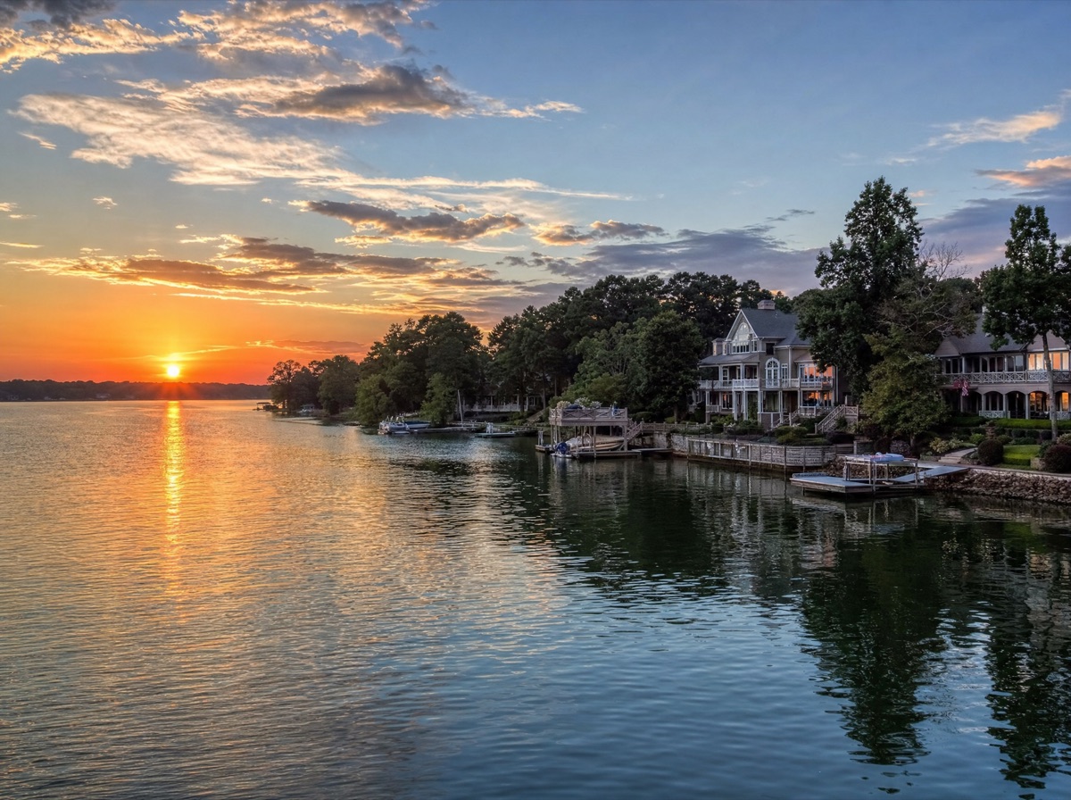 Lake Norman at dusk